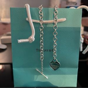 New, never worn, Tiffany necklace. Iconic “Please Return To Tiffany & Co.”